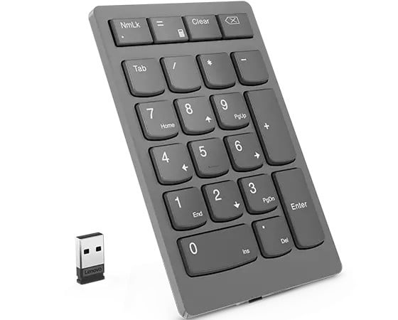LENOVO Lenovo 4Y41C33791 tastierino numerico Universale RF Wireless Grigio - TASTIERE E CONTROLLER | TecnoCARE.net Sabaudia, Latina, Terracina, San Felice Circeo e Pontinia