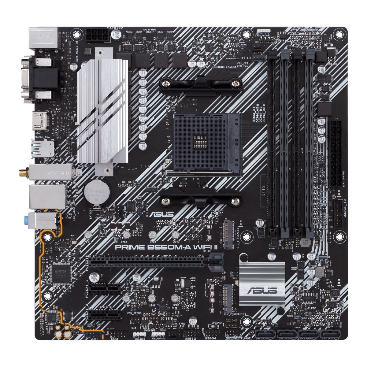 ASUS ASUS PRIME B550M-A WIFI II AMD B550 Socket AM4 micro ATX - COMPONENTI | TecnoCARE.net Sabaudia, Latina, Terracina, San Felice Circeo e Pontinia