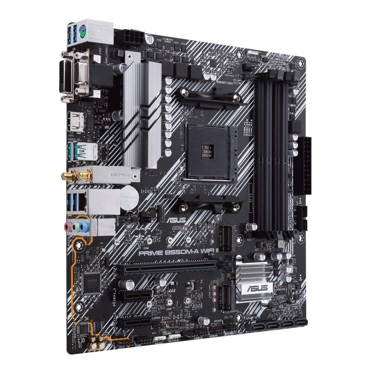 ASUS ASUS PRIME B550M-A WIFI II AMD B550 Socket AM4 micro ATX - COMPONENTI | TecnoCARE.net Sabaudia, Latina, Terracina, San Felice Circeo e Pontinia