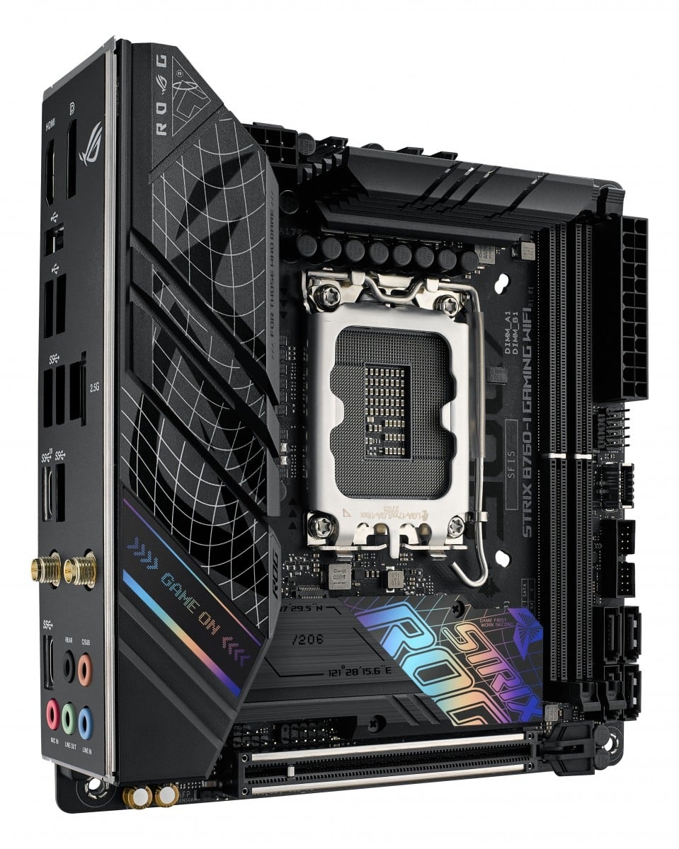 ASUS ASUS ROG STRIX B760-I GAMING WIFI Intel B760 LGA 1700 mini ITX - COMPONENTI | TecnoCARE.net Sabaudia, Latina, Terracina, San Felice Circeo e Pontinia