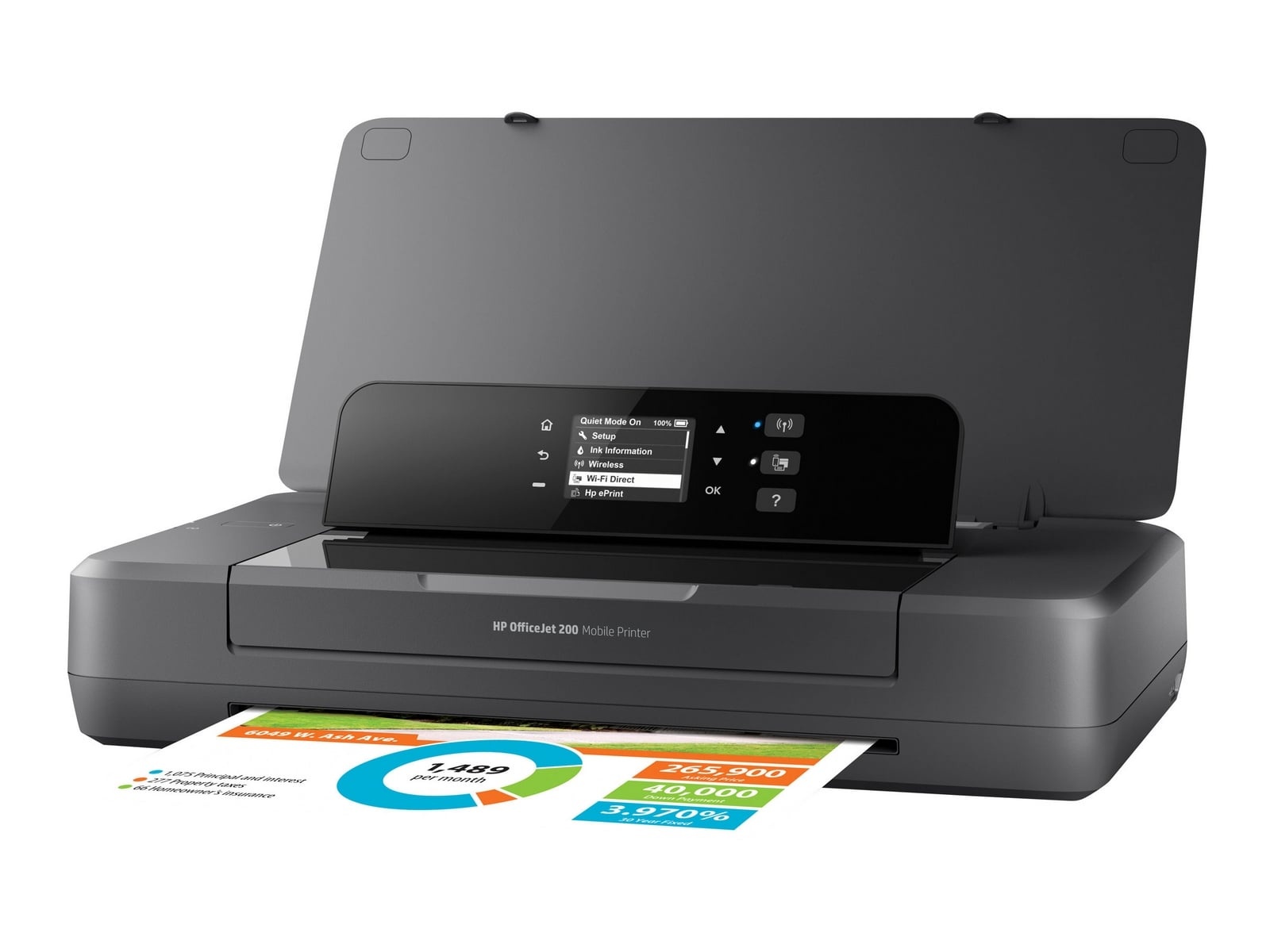 HP HP Officejet Stampante portatile 200, Stampa, Stampa da porta USB frontale - STAMPANTI E SCANNER | TecnoCARE.net Sabaudia, Latina, Terracina, San Felice Circeo e Pontinia