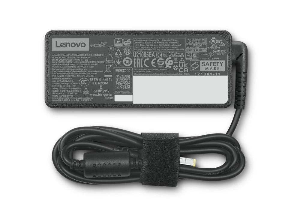 LENOVO Lenovo 4X21J81440 adattatore e invertitore Interno 65 W Nero - BATTERIE E ALIMENTATORI | TecnoCARE.net Sabaudia, Latina, Terracina, San Felice Circeo e Pontinia