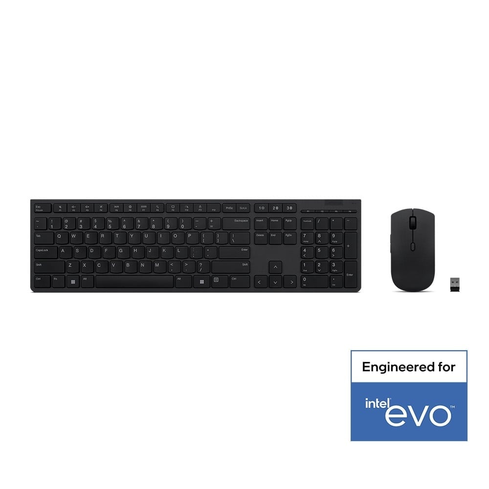 LENOVO Lenovo 4X31K03931 tastiera Mouse incluso RF senza fili + Bluetooth Inglese US Nero - TASTIERE E CONTROLLER | TecnoCARE.net Sabaudia, Latina, Terracina, San Felice Circeo e Pontinia