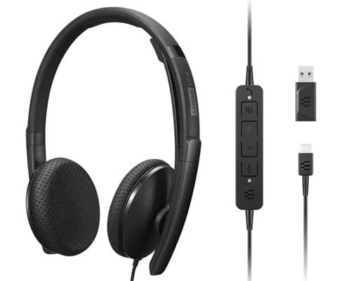 LENOVO Lenovo 4XD1M45626 cuffia e auricolare Cablato A Padiglione USB tipo-C Nero - AUDIO E CUFFIE PORTATILI | TecnoCARE.net Sabaudia, Latina, Terracina, San Felice Circeo e Pontinia