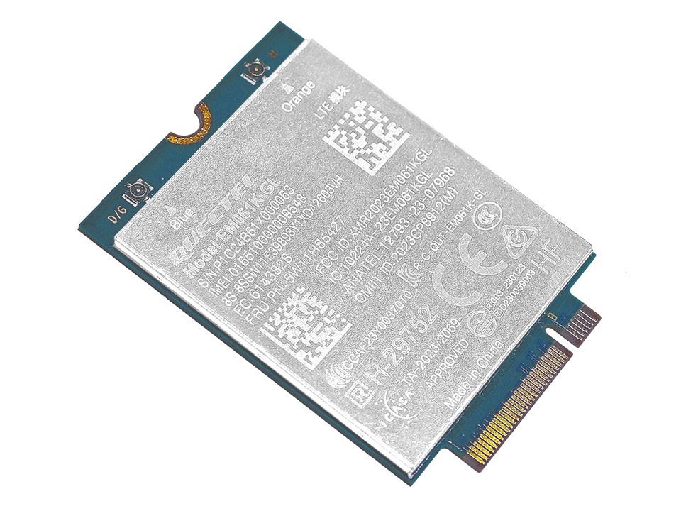 LENOVO Lenovo 4XC1Q24438 scheda di rete e adattatore Interno WWAN - COMPONENTI | TecnoCARE.net Sabaudia, Latina, Terracina, San Felice Circeo e Pontinia