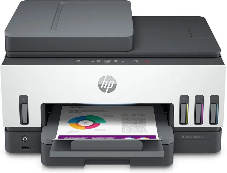 HP HP Smart Tank Stampante multifunzione 7605, Stampa, copia, scansione, fax, ADF e wireless, ADF da 35 fogli, scansione verso PDF, stampa fronte/retro - STAMPANTI E SCANNER | TecnoCARE.net Sabaudia, Latina, Terracina, San Felice Circeo e Pontinia