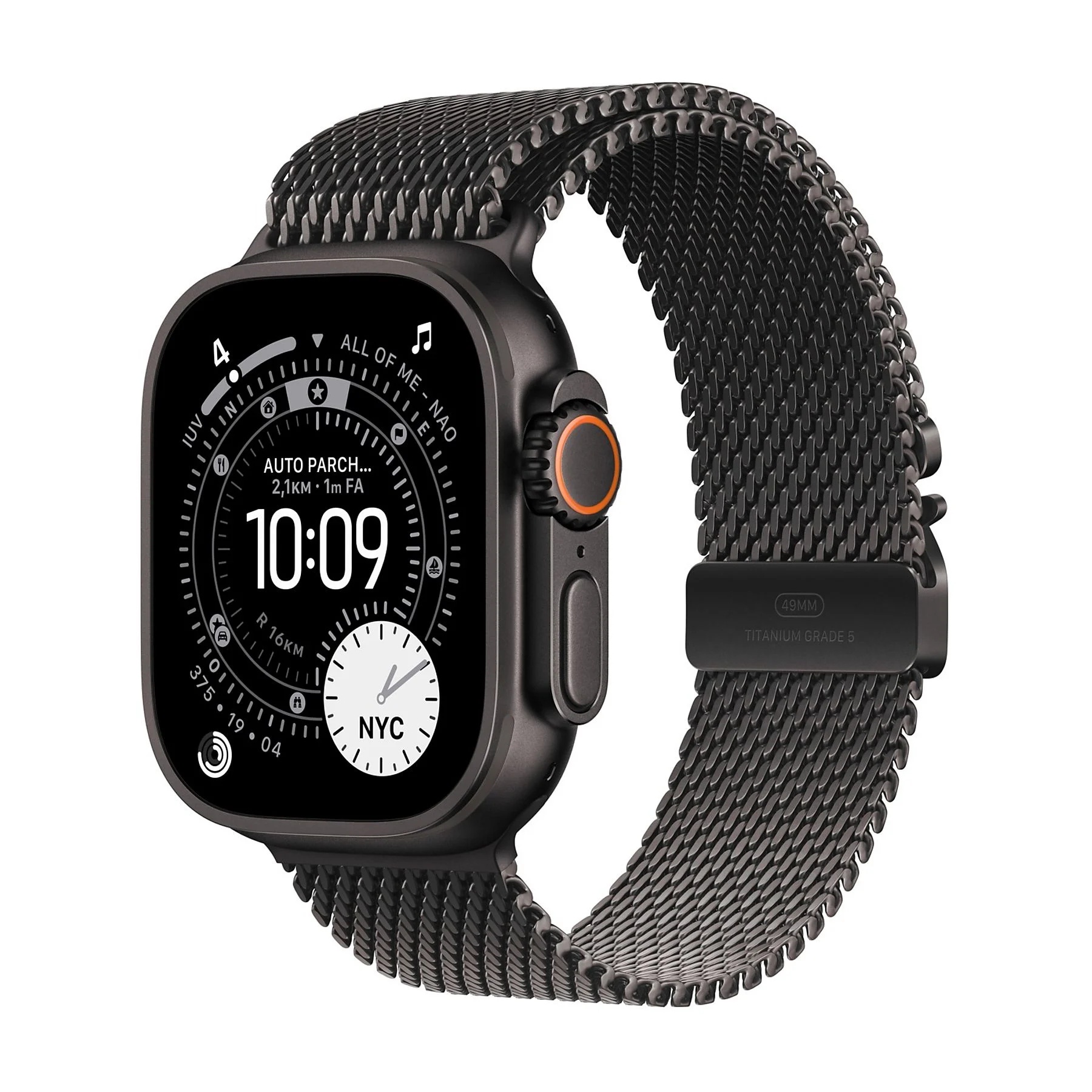 APPLE APPLE WATCH ULTRA 3GPS E CELLULAR49MMBLACK TITANIUM CASE WITH BLACK TITANIUM MILANESE LOOP, LARG - SMARTWATCH | TecnoCARE.net Sabaudia, Latina, Terracina, San Felice Circeo e Pontinia