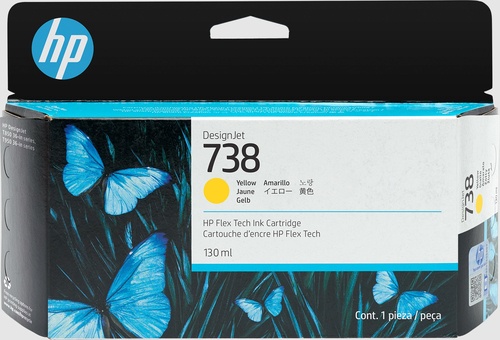 HP HP CART INK GIALLO DESIGNJET 738 - CARTUCCE INKJET | TecnoCARE.net Sabaudia, Latina, Terracina, San Felice Circeo e Pontinia