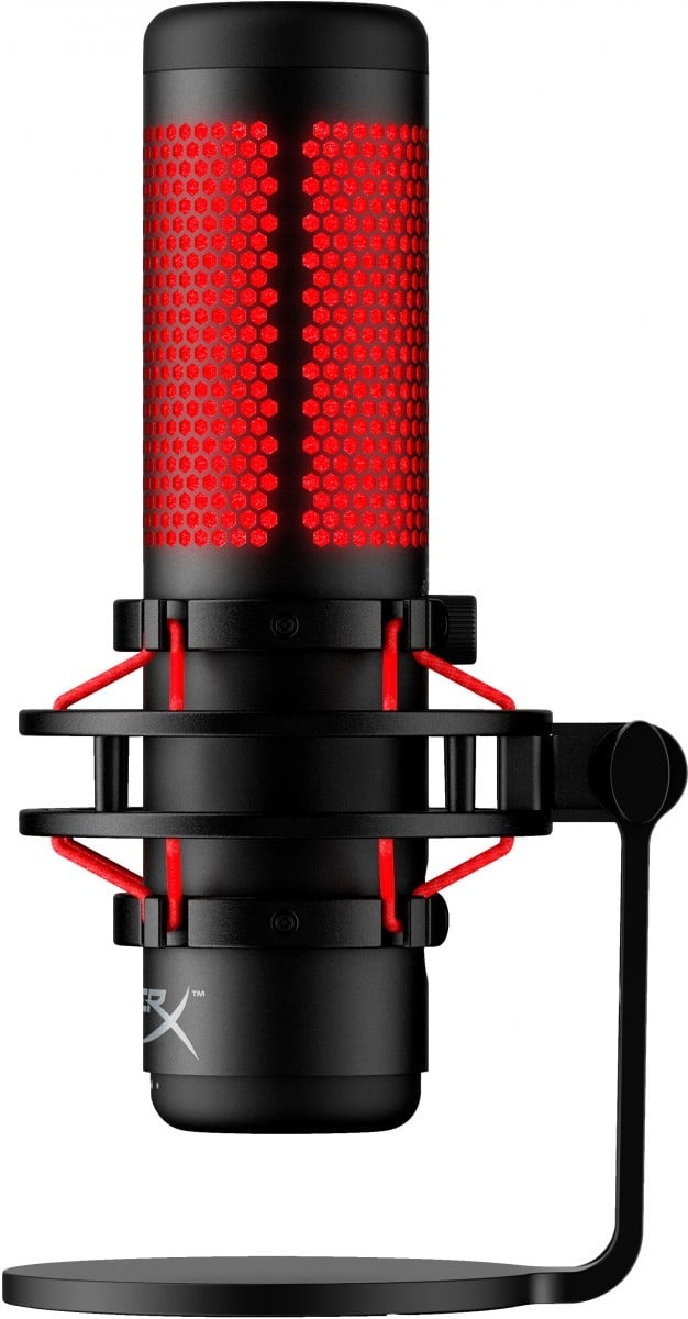 HP Microfono a condensatore HyperX QuadCast RGB, USB, filtro anti-pop, nero-rosso - ACCESSORI ED ELEMENTI PER APPARECCHIATURA AUDIO | TecnoCARE.net Sabaudia, Latina, Terracina, San Felice Circeo e Pontinia