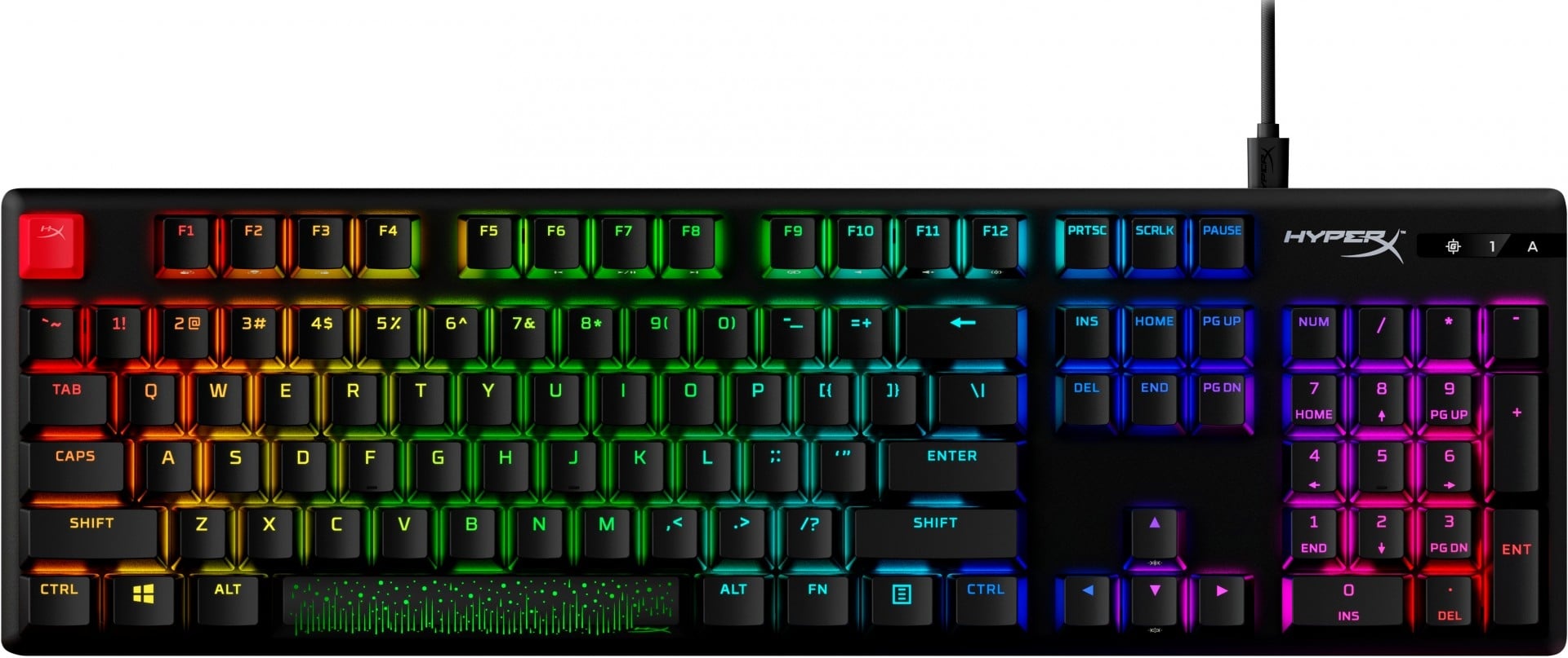 HP Tastiera meccanica HyperX Alloy Origins RGB - interruttori HX Blue - QWERTY US INT - TASTIERE E CONTROLLER | TecnoCARE.net Sabaudia, Latina, Terracina, San Felice Circeo e Pontinia