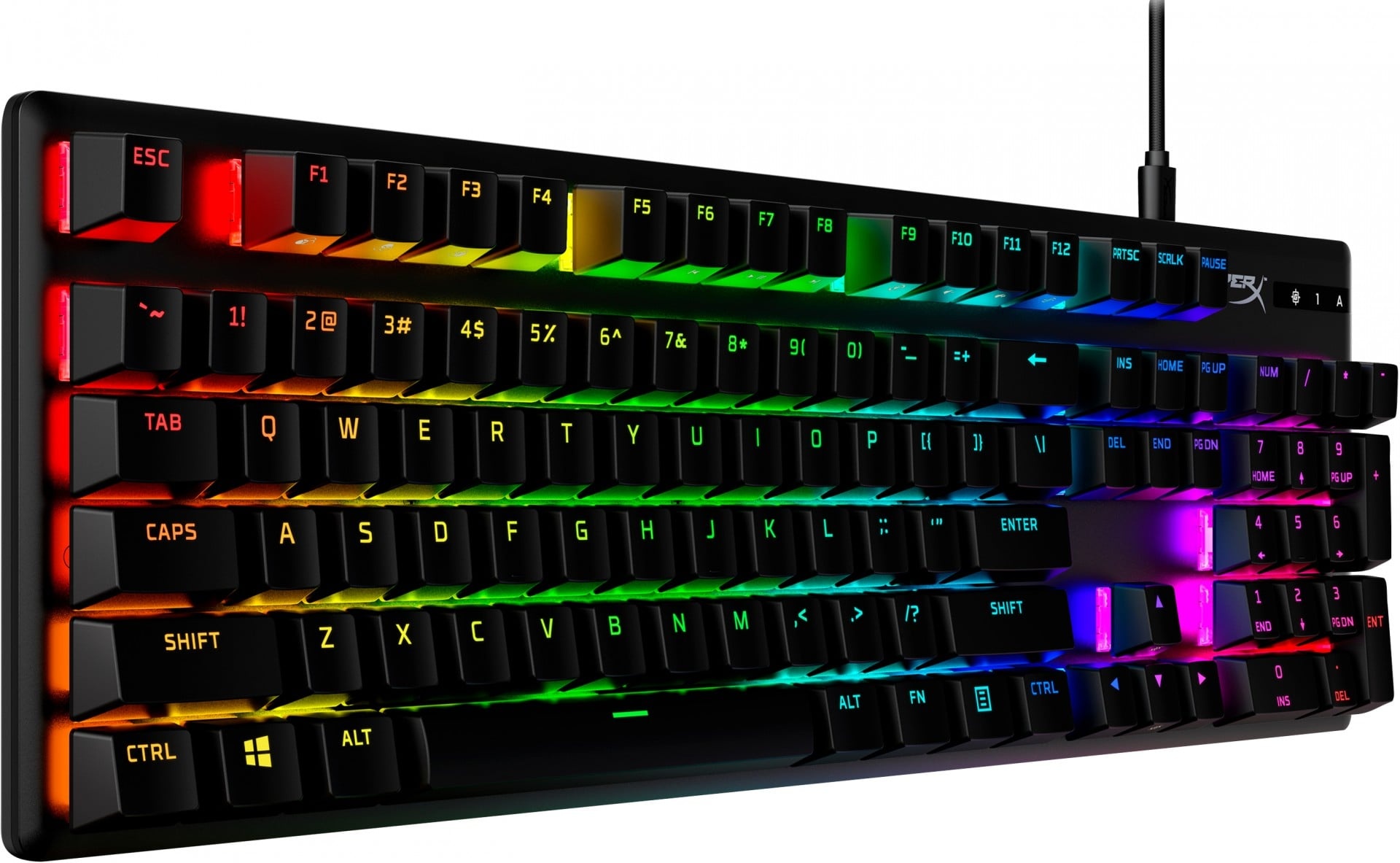HP Tastiera meccanica HyperX Alloy Origins RGB - interruttori HX Blue - QWERTY US INT - TASTIERE E CONTROLLER | TecnoCARE.net Sabaudia, Latina, Terracina, San Felice Circeo e Pontinia