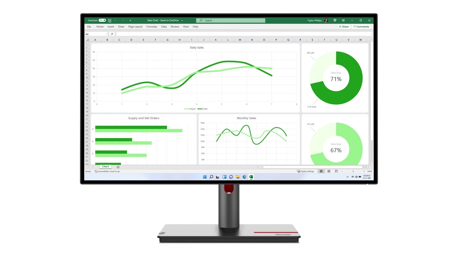 LENOVO Lenovo ThinkVision P27q-30 Monitor PC 68,6 cm (27") 2560 x 1440 Pixel Quad HD LED Nero - MONITOR E ACCESSORI | TecnoCARE.net Sabaudia, Latina, Terracina, San Felice Circeo e Pontinia