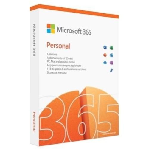 MICROSOFT MICROSOFT M365 PERSONAL ITALIAN SUBSCR 1YR 1 USER - SOFTWARE | TecnoCARE.net Sabaudia, Latina, Terracina, San Felice Circeo e Pontinia