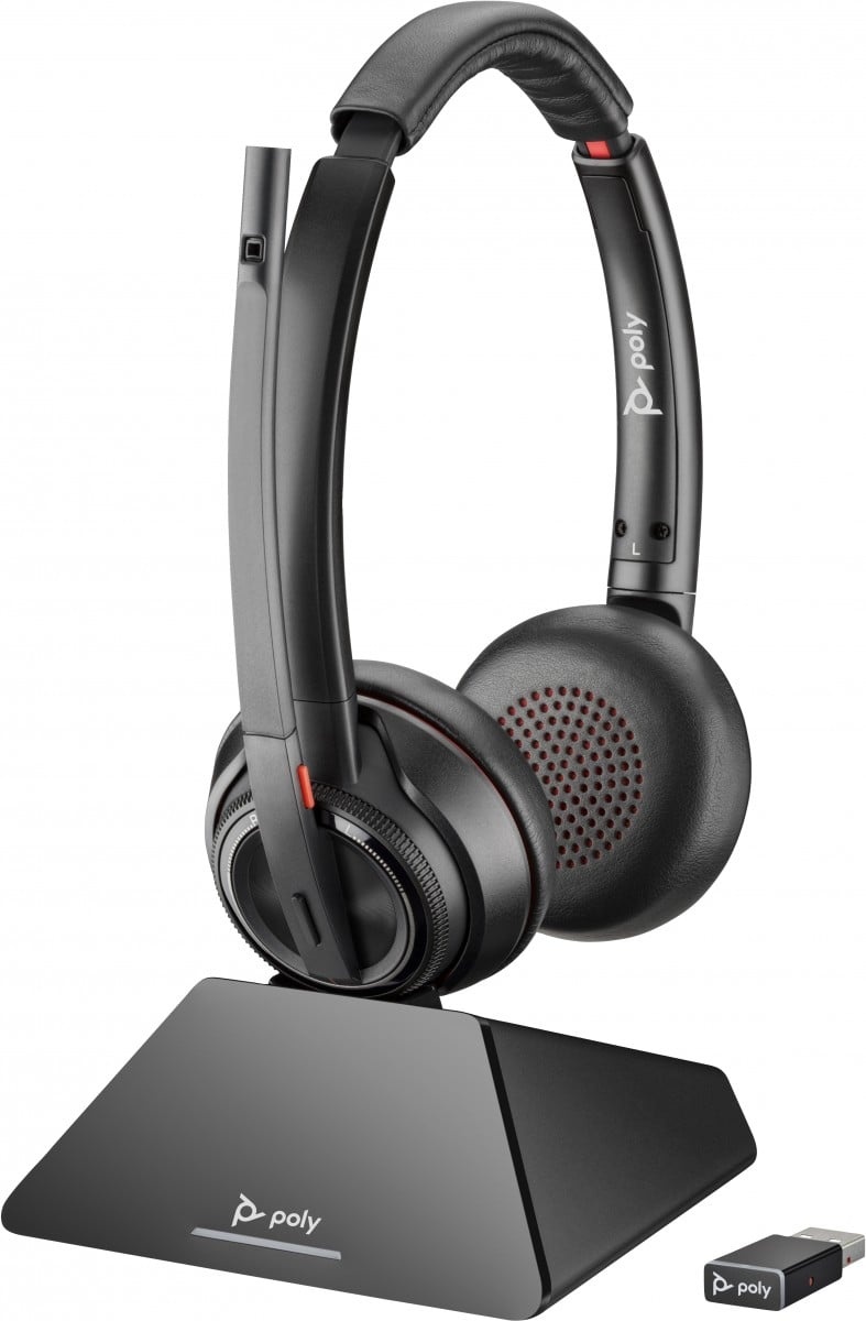HP POLY HP Poly Savi 8220 UC Microsoft Teams Certified DECT 1880-1900 MHz USB-A Headset Auricolare Cablato A Padiglione Ufficio USB tipo A Bluetooth Base di ricarica Ne - AUDIO E CUFFIE PORTATILI | TecnoCARE.net Sabaudia, Latina, Terracina, San Felice Circeo e Pontinia