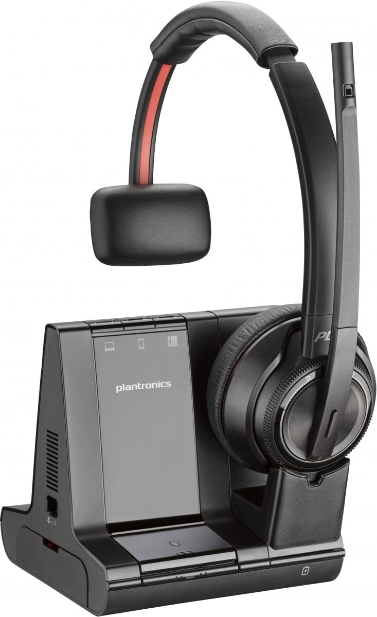 HP POLY HP Poly Savi 8210 UC DECT 1880-1900 MHz USB-A Headset Auricolare Cablato A Padiglione Musica e Chiamate Bluetooth Base di ricarica Nero - AUDIO E CUFFIE PORTATILI | TecnoCARE.net Sabaudia, Latina, Terracina, San Felice Circeo e Pontinia