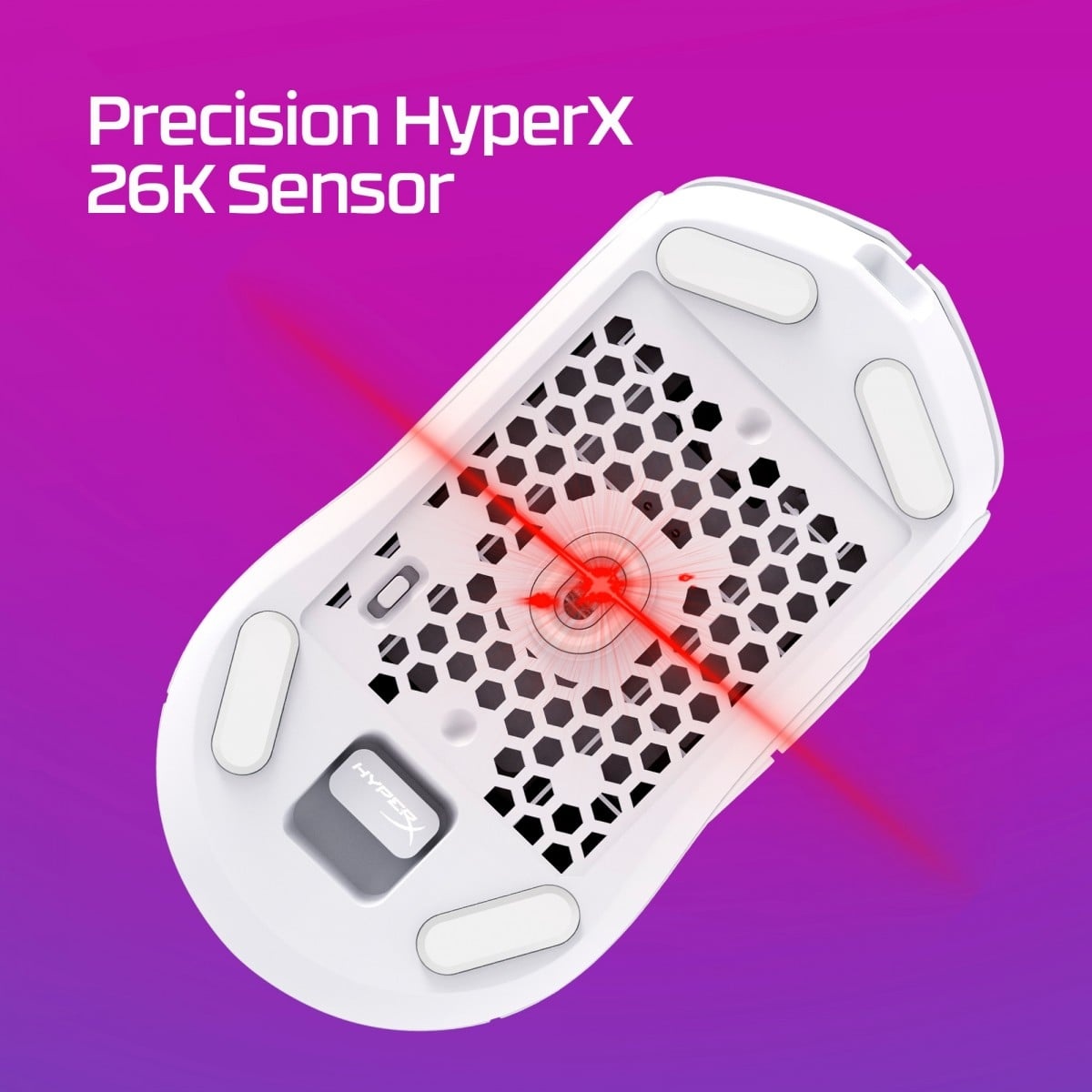 HP HyperX Pulsefire Haste 2 - mouse da gioco wireless - HyperX 26K 26000 PI 60g bianco - TASTIERE E CONTROLLER | TecnoCARE.net Sabaudia, Latina, Terracina, San Felice Circeo e Pontinia