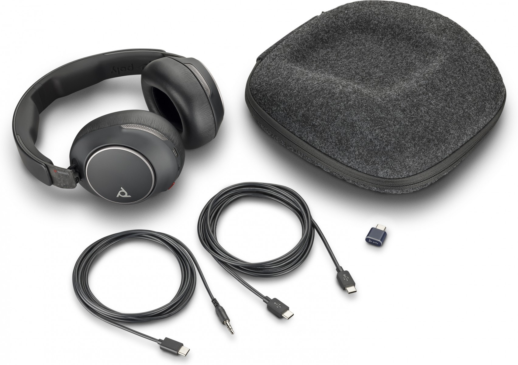 HP POLY HP Poly Voyager Surround 80 UC USB-C Headset +USB-C/A Adapter Auricolare Wireless A Padiglione Musica/Giornaliera USB tipo-C Bluetooth Nero - AUDIO E CUFFIE PORTATILI | TecnoCARE.net Sabaudia, Latina, Terracina, San Felice Circeo e Pontinia