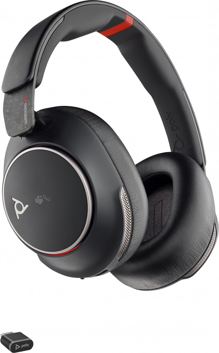 HP POLY HP Poly Voyager Surround 85 UC Microsoft Teams Certified USB-C Headset +USB-C/A Adapter +Charging Stand Auricolare Con cavo e senza cavo A Padiglione Chiamate/M - AUDIO E CUFFIE PORTATILI | TecnoCARE.net Sabaudia, Latina, Terracina, San Felice Circeo e Pontinia