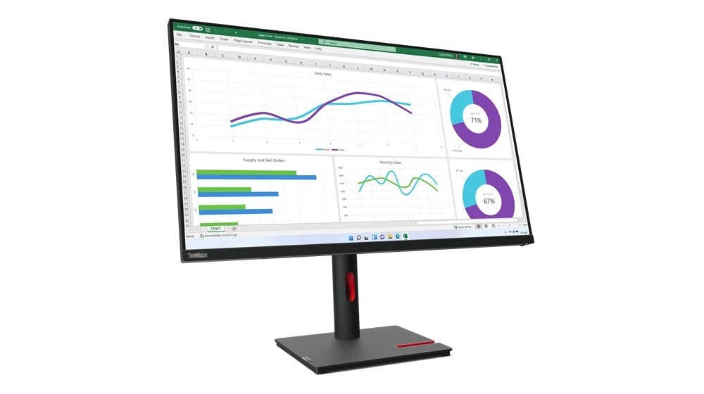 LENOVO Lenovo ThinkVision T32p-30 80 cm (31.5") 3840 x 2160 Pixel 4K Ultra HD LED Nero - MONITOR E ACCESSORI | TecnoCARE.net Sabaudia, Latina, Terracina, San Felice Circeo e Pontinia