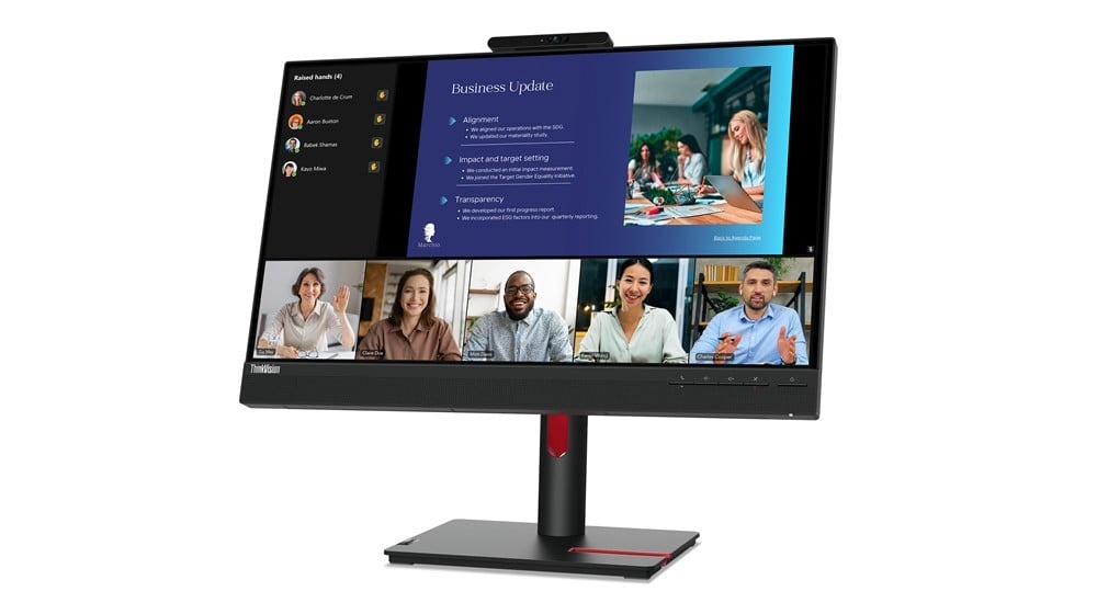 LENOVO Lenovo ThinkVision T24v-30 60,5 cm (23.8") 1920 x 1080 Pixel Full HD LED Nero - MONITOR E ACCESSORI | TecnoCARE.net Sabaudia, Latina, Terracina, San Felice Circeo e Pontinia