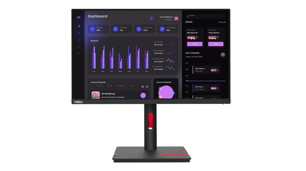 LENOVO Lenovo ThinkVision T24i-30 60,5 cm (23.8") 1920 x 1080 Pixel Full HD LED Nero - MONITOR E ACCESSORI | TecnoCARE.net Sabaudia, Latina, Terracina, San Felice Circeo e Pontinia