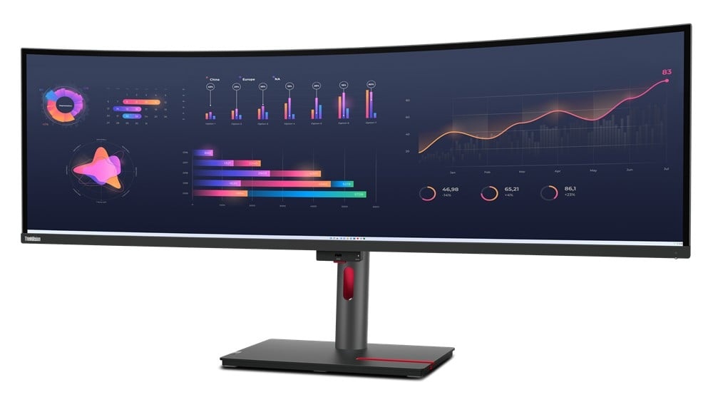 LENOVO Lenovo ThinkVision P49w-30 Monitor PC 124,5 cm (49") 5120 x 1440 Pixel Dual WQHD LED Nero - MONITOR E ACCESSORI | TecnoCARE.net Sabaudia, Latina, Terracina, San Felice Circeo e Pontinia