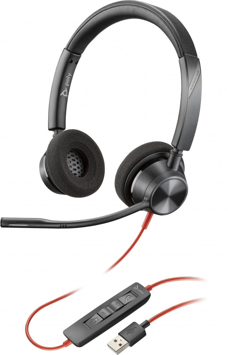 HP POLY HP Poly Blackwire 3320 USB-A Headset Auricolare Cablato A Padiglione Ufficio USB tipo A Nero - AUDIO E CUFFIE PORTATILI | TecnoCARE.net Sabaudia, Latina, Terracina, San Felice Circeo e Pontinia
