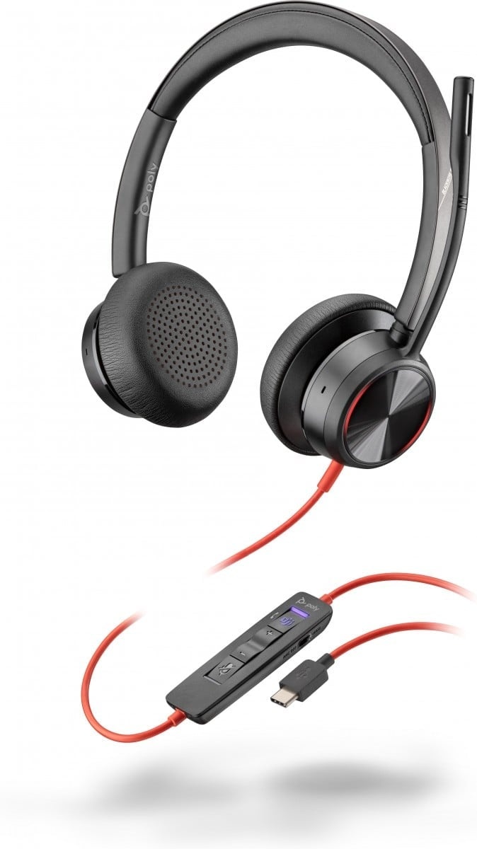 HP POLY HP Poly Blackwire 8225 Microsoft Teams Certified USB-C Headset Auricolare Cablato A Padiglione Ufficio USB tipo-C Nero - AUDIO E CUFFIE PORTATILI | TecnoCARE.net Sabaudia, Latina, Terracina, San Felice Circeo e Pontinia
