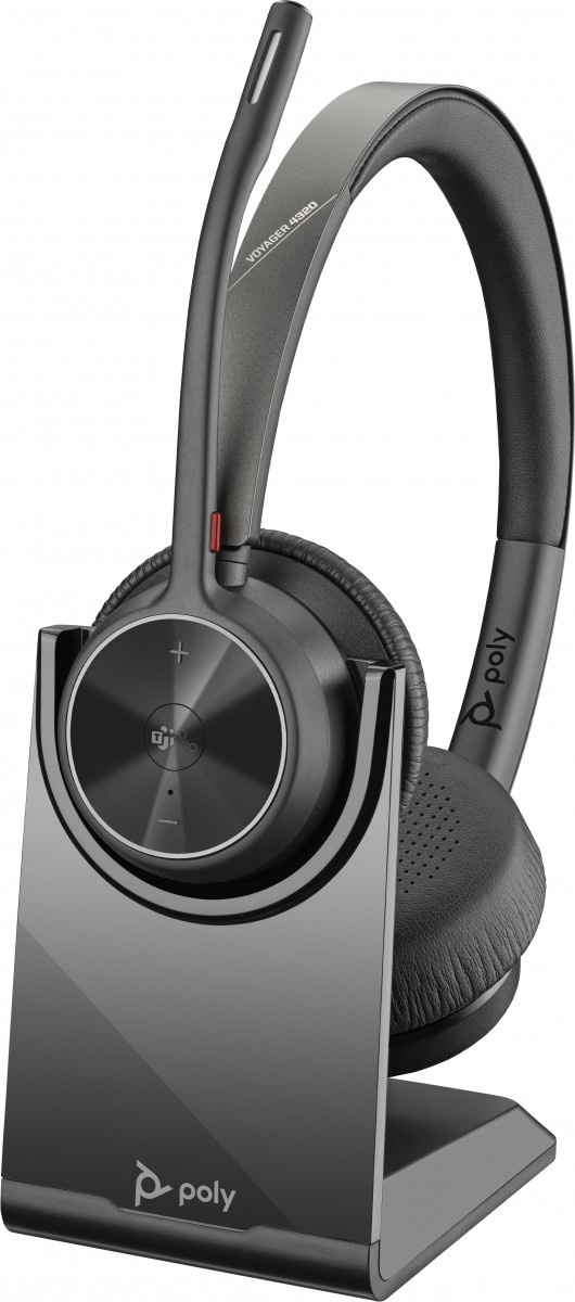 HP POLY HP Poly Voyager 4320-M Microsoft Teams Certified Headset +BT700 dongle +Charging Stand Auricolare Wireless Ufficio Bluetooth Base di ricarica Nero - AUDIO E CUFFIE PORTATILI | TecnoCARE.net Sabaudia, Latina, Terracina, San Felice Circeo e Pontinia