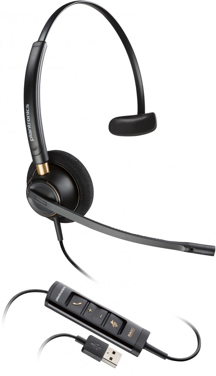 HP POLY HP Poly EncorePro 515 Microsoft Teams Certified Monoaural with USB-A Headset Auricolare Cablato A Padiglione Musica e Chiamate Nero - AUDIO E CUFFIE PORTATILI | TecnoCARE.net Sabaudia, Latina, Terracina, San Felice Circeo e Pontinia