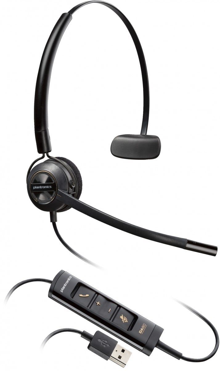 HP POLY HP Poly EncorePro 545 USB-A Convertible Headset Auricolare Cablato A Padiglione Musica e Chiamate USB tipo A Nero - AUDIO E CUFFIE PORTATILI | TecnoCARE.net Sabaudia, Latina, Terracina, San Felice Circeo e Pontinia