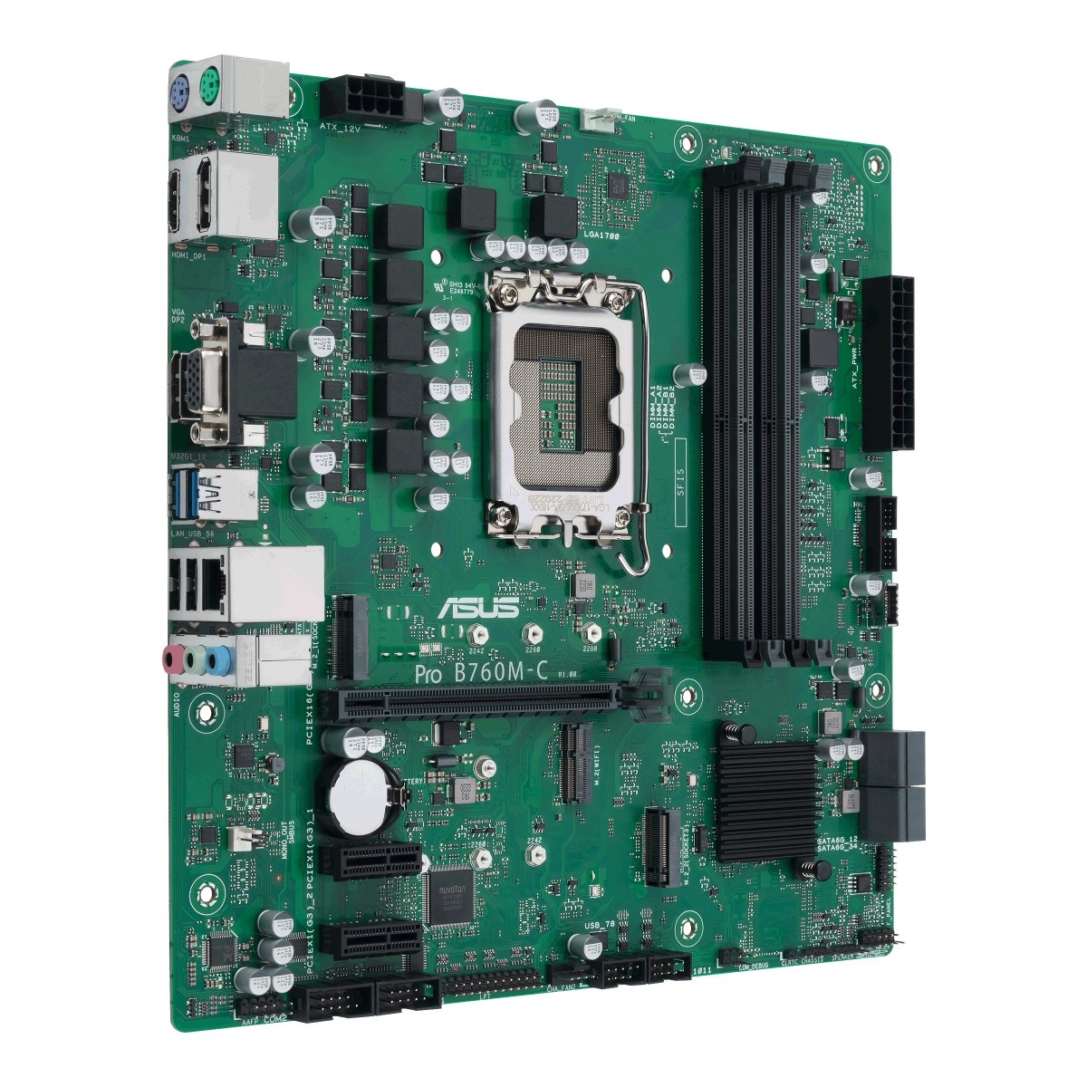 ASUS ASUS PRO B760M-C-CSM Intel B760 LGA 1700 micro ATX - COMPONENTI | TecnoCARE.net Sabaudia, Latina, Terracina, San Felice Circeo e Pontinia