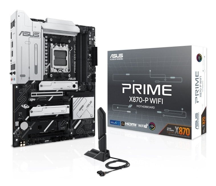 ASUS ASUS Prime X870-P WIFI AMD X870 Socket AM5 ATX - COMPONENTI | TecnoCARE.net Sabaudia, Latina, Terracina, San Felice Circeo e Pontinia