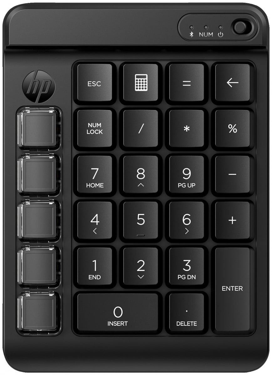 HP Tastiera wireless HP 435 numerica - Bluetooth - nera (7N7C3AA#ABB) - TASTIERE E CONTROLLER | TecnoCARE.net Sabaudia, Latina, Terracina, San Felice Circeo e Pontinia