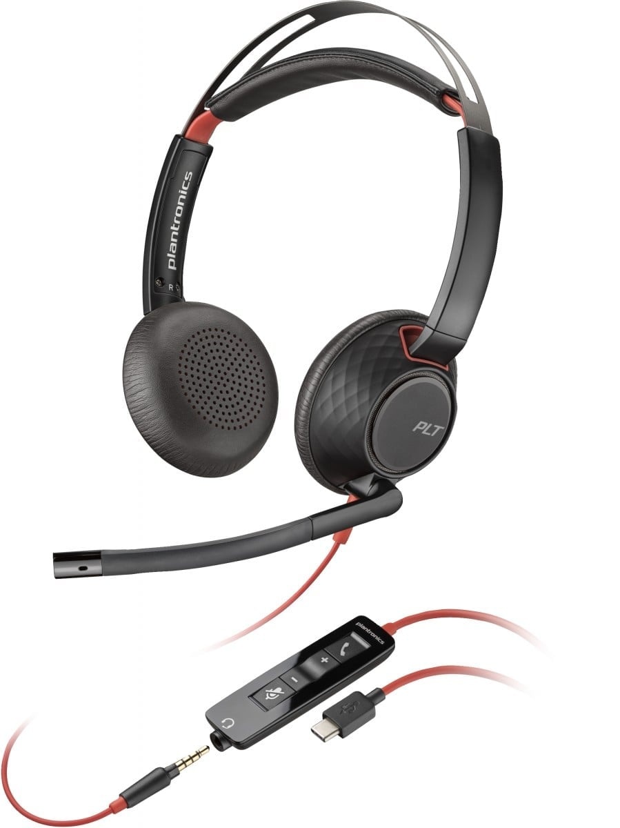HP POLY POLY Blackwire C5220 USB-C Headset +Inline Cable Auricolare Cablato A Padiglione Ufficio USB tipo-C Nero - AUDIO E CUFFIE PORTATILI | TecnoCARE.net Sabaudia, Latina, Terracina, San Felice Circeo e Pontinia