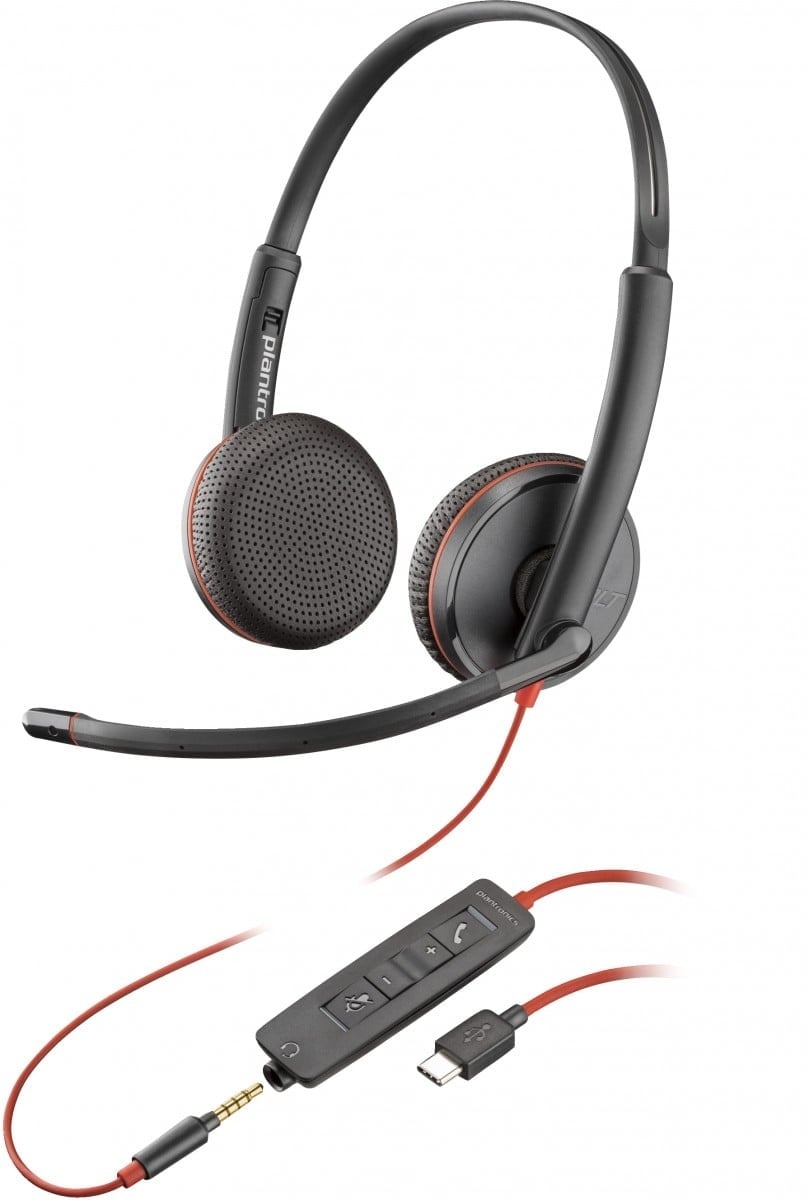 HP POLY HP Poly Blackwire C3225 Stereo USB-C Headset Auricolare Cablato Portatile Ufficio USB tipo A Nero - AUDIO E CUFFIE PORTATILI | TecnoCARE.net Sabaudia, Latina, Terracina, San Felice Circeo e Pontinia