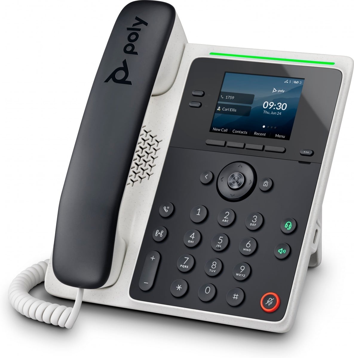 HP POLY HP Poly Edge E100 IP Phone and PoE-enabled telefono IP Nero IPS - APPARECCHIATURA TELEFONICA | TecnoCARE.net Sabaudia, Latina, Terracina, San Felice Circeo e Pontinia