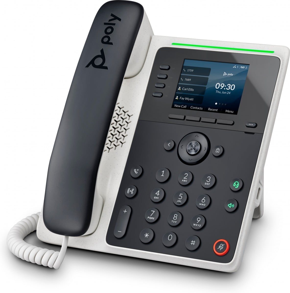 HP POLY HP Poly Edge E220 IP Phone and PoE-enabled telefono IP Nero 4 linee IPS - APPARECCHIATURA TELEFONICA | TecnoCARE.net Sabaudia, Latina, Terracina, San Felice Circeo e Pontinia