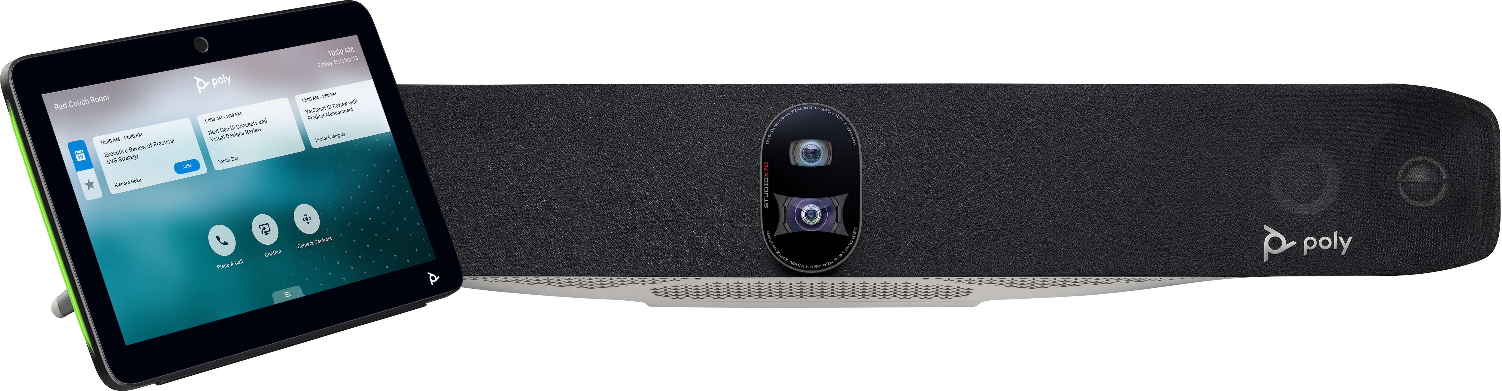 HP POLY HP Poly Studio X70 All-In-One Video Bar with TC10 Controller Kit sistema di conferenza 20 MP Collegamento ethernet LAN Sistema di videoconferenza di gruppo - ATTREZZATURE PER CONFERENZE | TecnoCARE.net Sabaudia, Latina, Terracina, San Felice Circeo e Pontinia