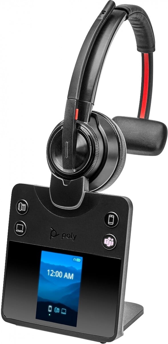 HP POLY HP Poly Savi 8410 Office Monaural Microsoft Teams Certified DECT 1880-1900 MHz Headset Auricolare Wireless A Padiglione Bluetooth Base di ricarica Nero - AUDIO E CUFFIE PORTATILI | TecnoCARE.net Sabaudia, Latina, Terracina, San Felice Circeo e Pontinia