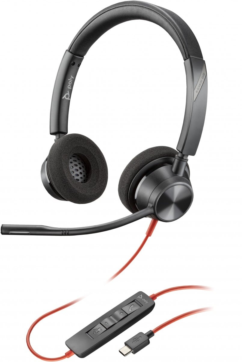 HP POLY HP Poly Blackwire 3320 Stereo USB-C Headset +USB-C/A Adapter Auricolare Cablato A Padiglione Ufficio USB tipo-C Nero - AUDIO E CUFFIE PORTATILI | TecnoCARE.net Sabaudia, Latina, Terracina, San Felice Circeo e Pontinia