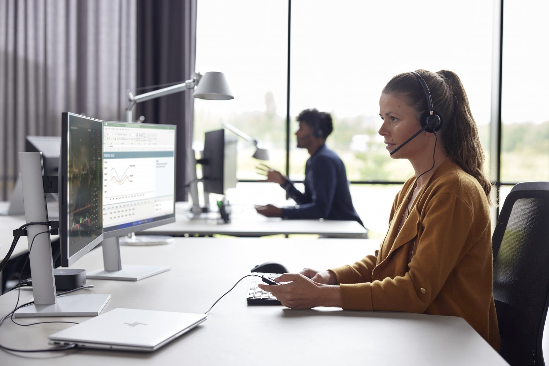HP POLY HP Poly EncorePro 520V Cuffie Binaurali VoiceTube +Quick Disconnect - AUDIO E CUFFIE PORTATILI | TecnoCARE.net Sabaudia, Latina, Terracina, San Felice Circeo e Pontinia