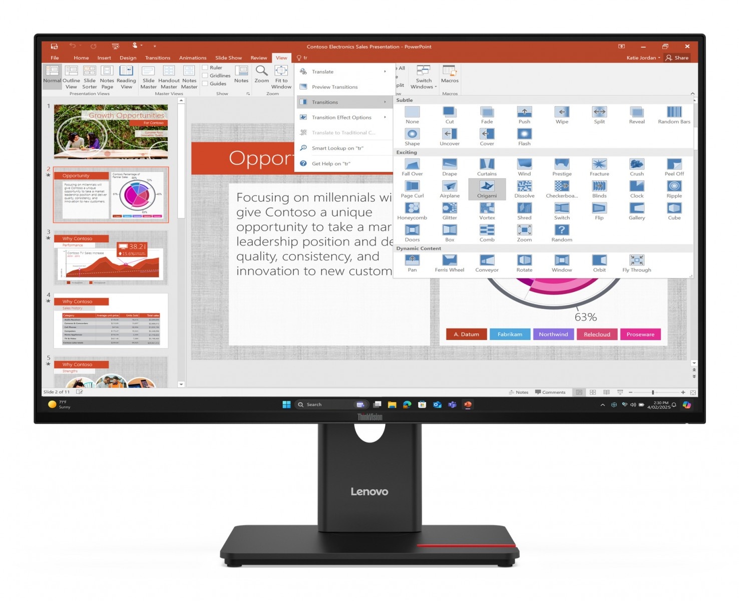 LENOVO Lenovo ThinkVision T27-40 Monitor PC 68,6 cm (27") 1920 x 1080 Pixel Full HD LED Nero - MONITOR E ACCESSORI | TecnoCARE.net Sabaudia, Latina, Terracina, San Felice Circeo e Pontinia