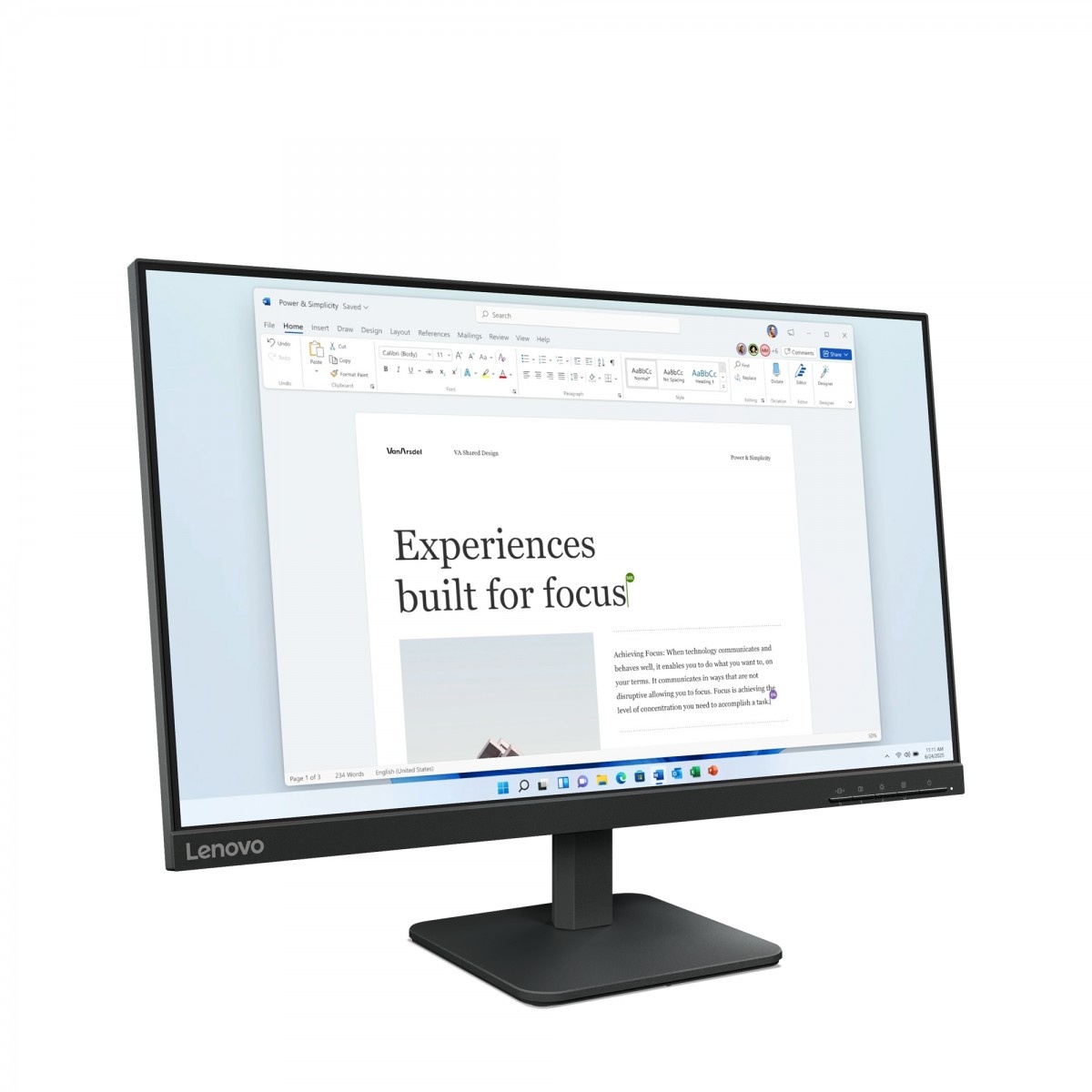 LENOVO Lenovo L24-4e Monitor PC 60,5 cm (23.8") 1920 x 1080 Pixel Full HD LCD Nero - MONITOR E ACCESSORI | TecnoCARE.net Sabaudia, Latina, Terracina, San Felice Circeo e Pontinia