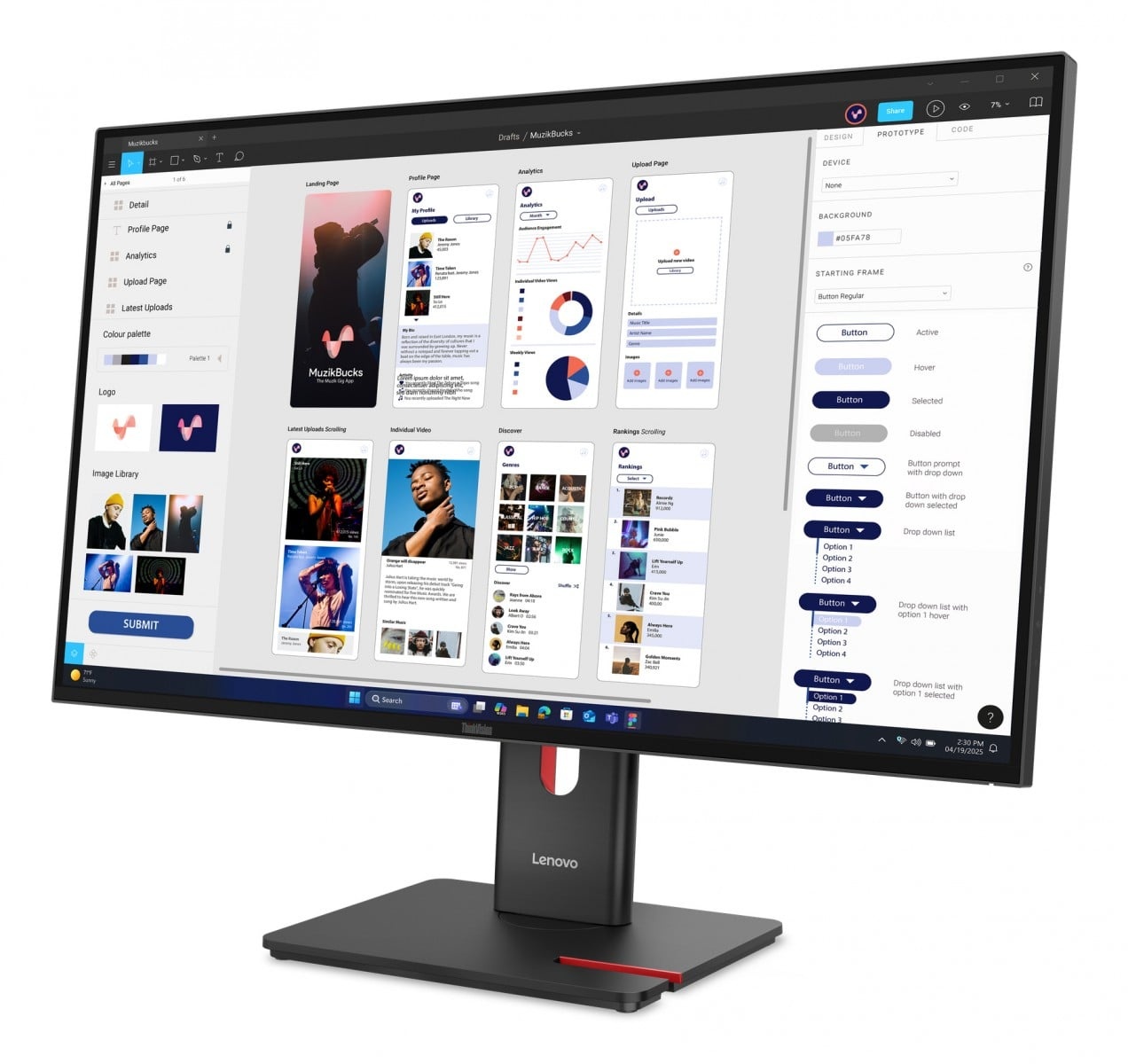 LENOVO Lenovo ThinkVision T32UD-40 Monitor PC 80 cm (31.5") 3840 x 2160 Pixel 4K Ultra HD LCD Nero - MONITOR E ACCESSORI | TecnoCARE.net Sabaudia, Latina, Terracina, San Felice Circeo e Pontinia