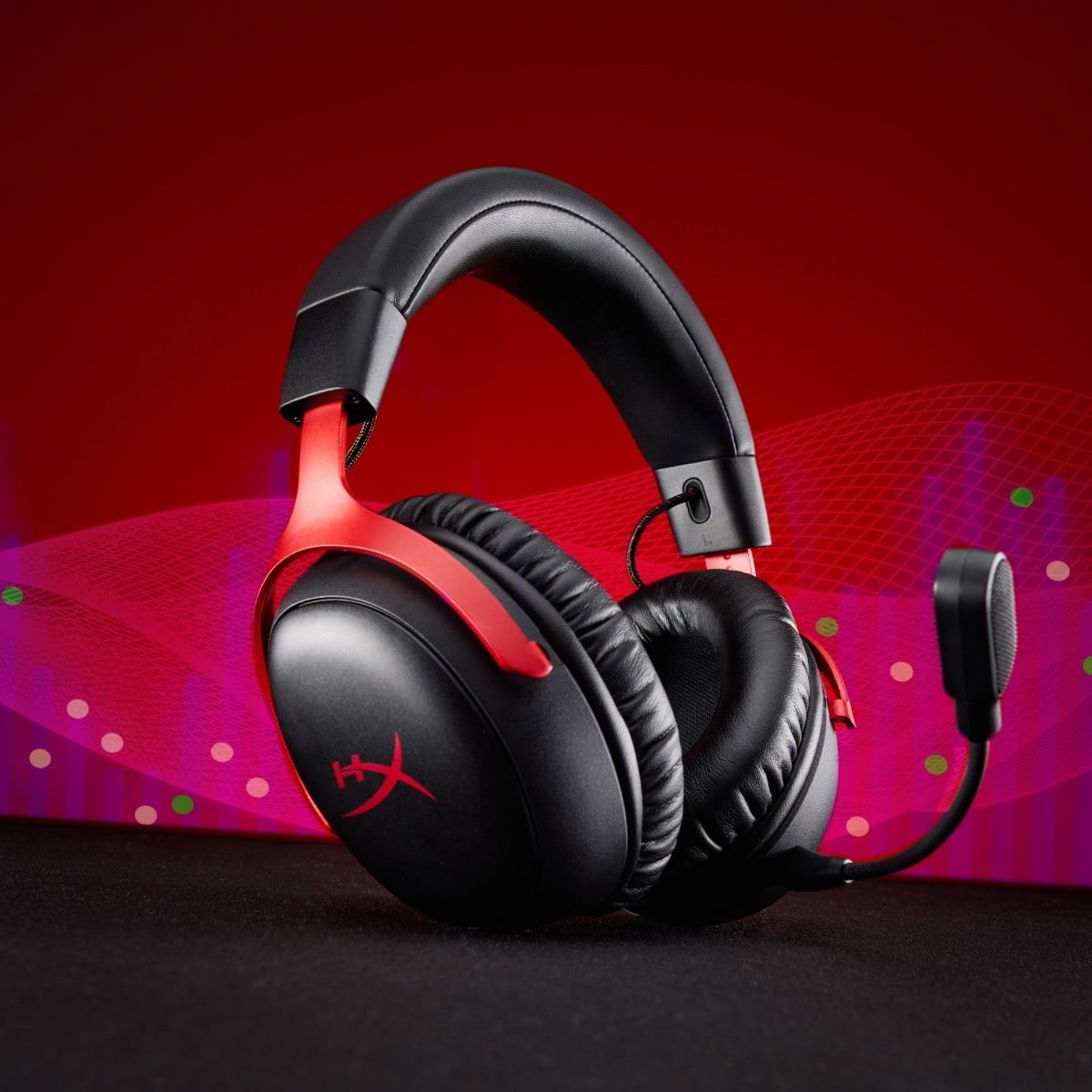HYPERX HyperX Cloud III S Wireless - Cuffie da Gioco (Nero-Rosso) - AUDIO E CUFFIE PORTATILI | TecnoCARE.net Sabaudia, Latina, Terracina, San Felice Circeo e Pontinia