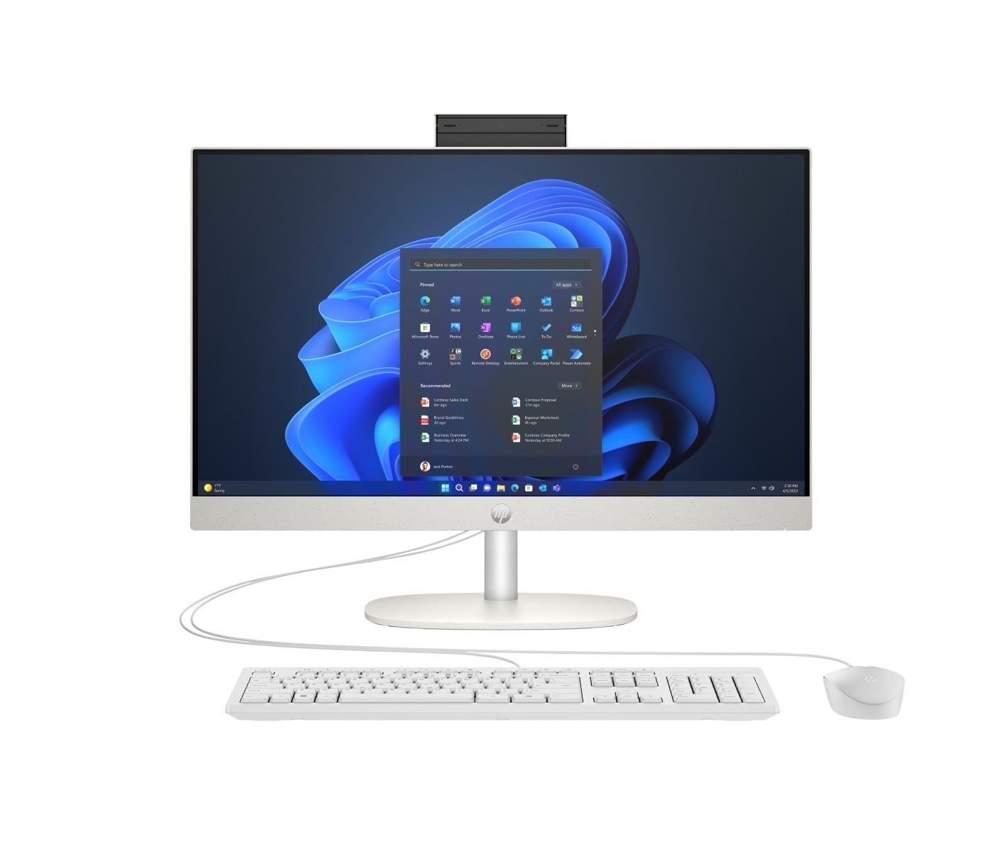 HP HP ProOne 245 G10 AMD Ryzen 5 7520U 23.8" 16GB 512GB SSD W11P - PC | TecnoCARE.net Sabaudia, Latina, Terracina, San Felice Circeo e Pontinia