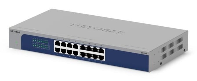 NETGEAR NETGEAR GS516-300EUS switch di rete Non gestito Gigabit Ethernet (10/100/1000) Grigio - RETI | TecnoCARE.net Sabaudia, Latina, Terracina, San Felice Circeo e Pontinia