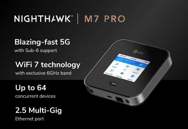NETGEAR NETGEAR Nighthaw M7 Pro Router di rete cellulare - RETI | TecnoCARE.net Sabaudia, Latina, Terracina, San Felice Circeo e Pontinia