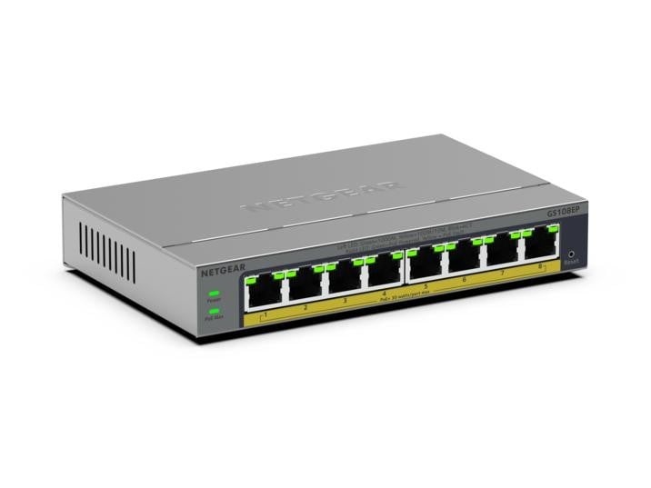 NETGEAR NETGEAR GS108EP Gestito L2/L3 Gigabit Ethernet (10/100/1000) Grigio - RETI | TecnoCARE.net Sabaudia, Latina, Terracina, San Felice Circeo e Pontinia